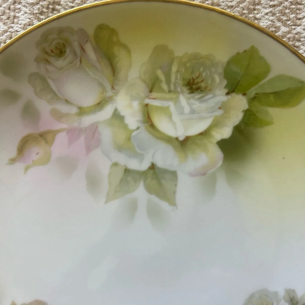 Antique Prussia Royal Rudolstadt Handpainted 8 1/2